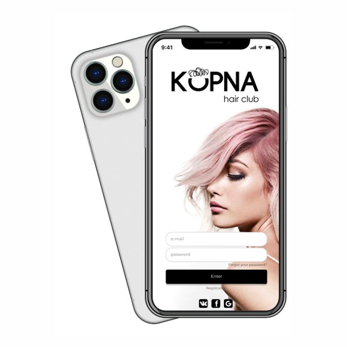 App for beauty Studio “Kopna”.