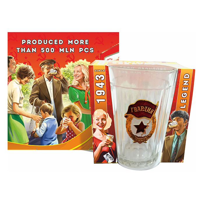 Packaging for faceted glasses